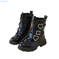 thumbnail image 1 of Huanglei Stylish Girls Ankle Boots For Fashion Toddlers And Kids With Durable Synthetic Leather Upper And Comfortable Cushioned Sole Girls Riding Boots 9.5-10 Years, 1 of 8