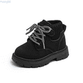 thumbnail image 1 of Huanglei Stylish Girls Short Boots For Fall And Winter For Kids With Soft Soles Perfect For Outdoor Activities And Everyday Wear Girls Combat Boots 2-2.5 Months, 1 of 9