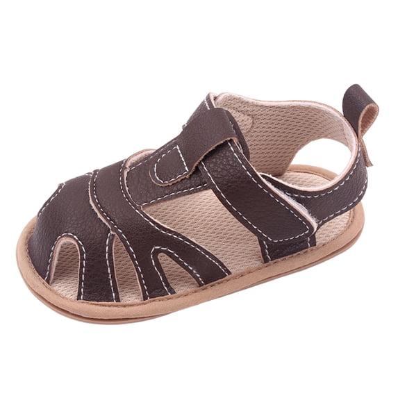 Huanglei Summer Sandals ,5 Infant ,Brown