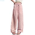 thumbnail image 1 of Huanglei Children Pants Open Bottom For Girls Casual High Elastic Waisted Drawstring Loose Fit Pockets Kid Cargo Sweatpants Streetwear Jogger Trousers, 1 of 6