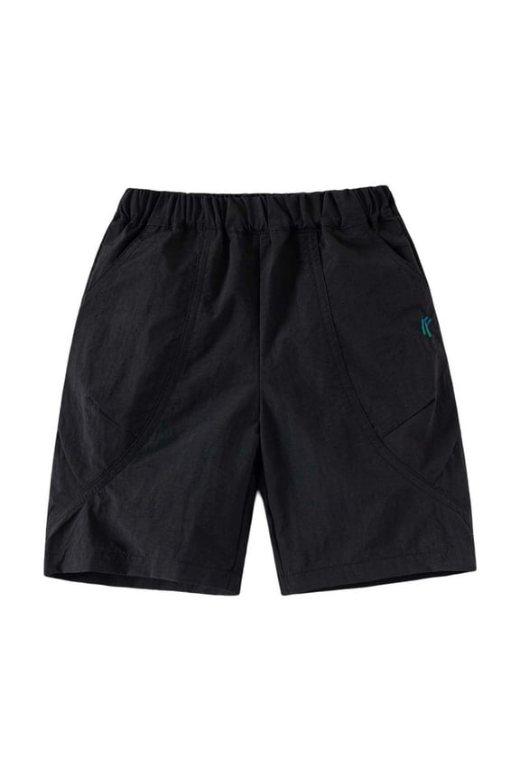 Toddler Boys' Loose Fit Casual Shorts Breathable 5 Point Play Pants For Everyday Outdoor Activities