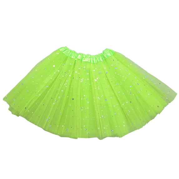 Huanglei Toddler Kids Baby Girls Baby Tulle Star Sequins Princess Tutu Skirt Outfits