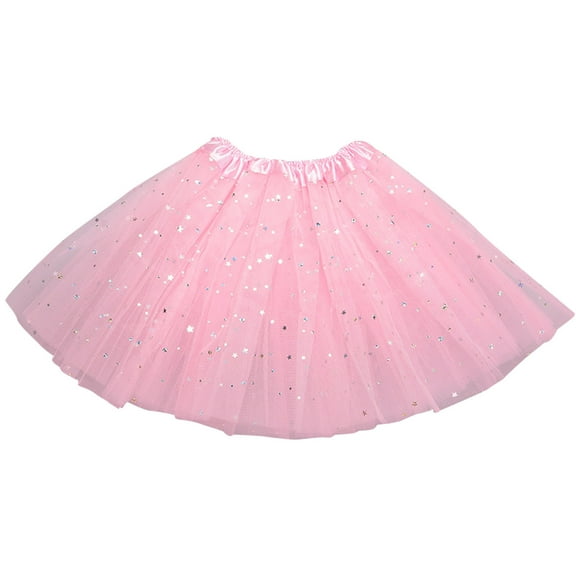 Huanglei Toddler Kids Baby Girls Baby Tulle Star Sequins Princess Tutu Skirt Outfits