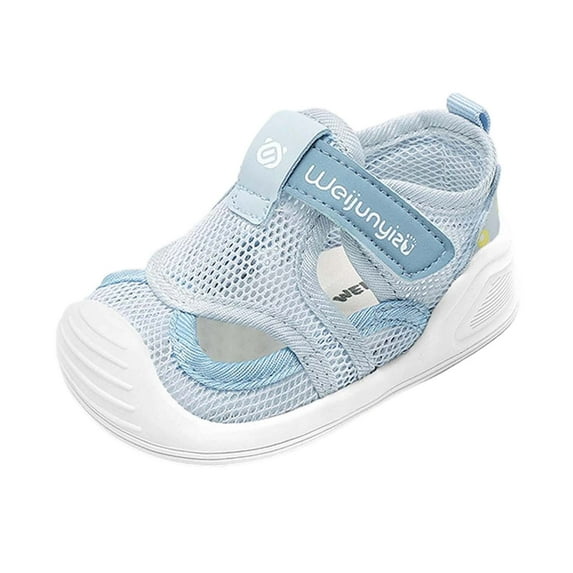 Huanglei Walking Shoes For Toddlers Boys And Girls Sandals Summer Mesh Shoes Functional Sandals Baby Shoes Soft Sole Slip 1 3 Years Old