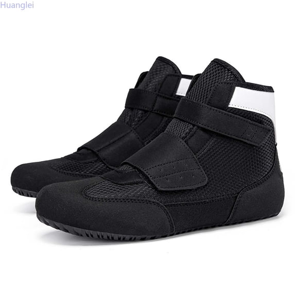 Huanglei Youthful High Top Training Sneakers For Boys Rugged Grip Wrestling And Boxing Style Shoes For Competition And Practice