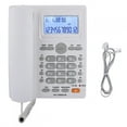 thumbnail image 1 of Huangting KX-880CID Corded Phone with Caller ID Display, White, 1 of 7