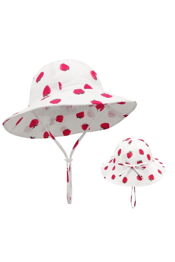 Huangxinggg Adjustable Fisherman Hat For Kids For Summer Outings And Picnics Suitable For Ages 1 3 Ideal For Casual Outfits Sunhat for Kids