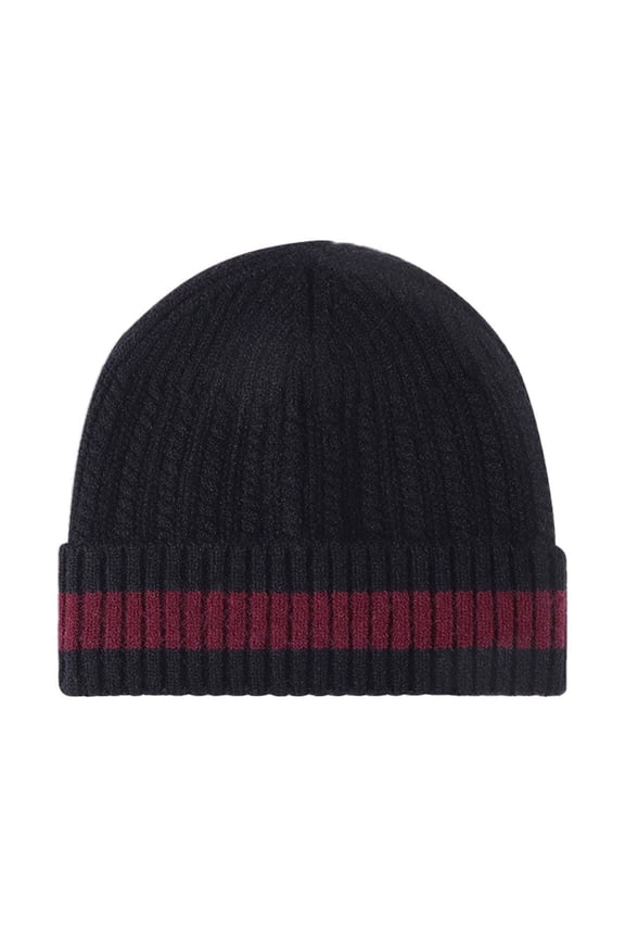 Autumn And Winter Men's Outdoor Warm Hat Color Matching Personality Fashion Woolen Hat Unisex Winter Trooper Hat