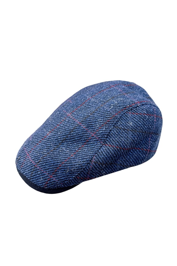 Autumn Blend Plaid Beret For With Early Fall And Face Framing Fit Men