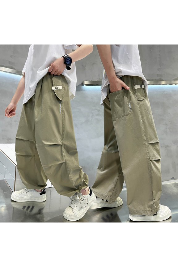 Boys Pants For Kids Breathable Comfortable Casual Trousers Elastic Waist Stylish Design For Everyday Wear Boys 18 Month Clothes