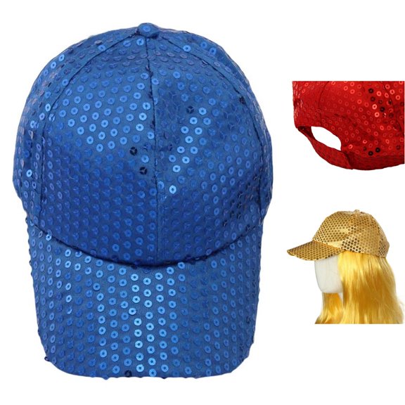 Huangxinggg Fashion Unisex Pure Color Sequined Hats Baseball Caps Hat