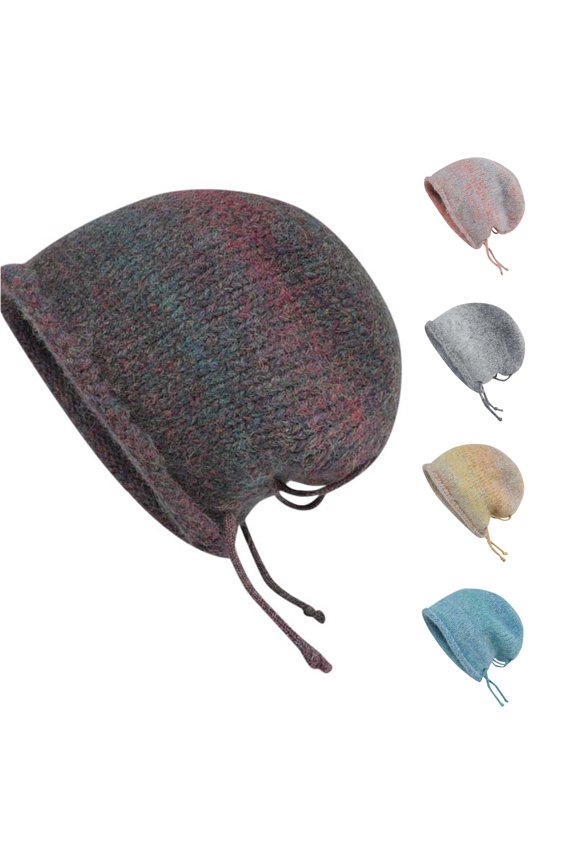 Gradient Pile Cap For Women Knitted Warm Hat For Cold Weather Winter Trapper Hats for Men