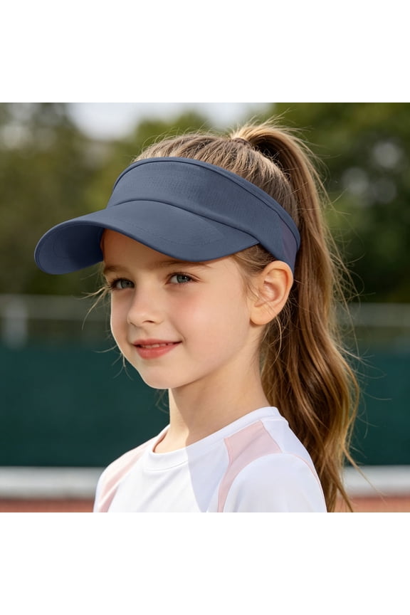Kids Sun Hat For Outdoor Sports Breathable Visor Cap Adjustable Headband For Boys And Girls Wind Hat for Men
