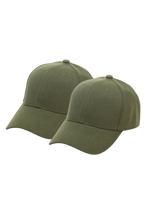 Men's And Women's 2PC Summer Casual Outdoors Solid Color Sports Summer Hat Baseball Cap Caps for Running