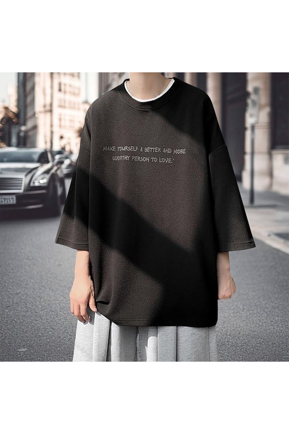 Men's T Shirts For Casual Wear For Spring Summer And Fall Relaxed Fit Breathable Crew Neck Tee Ideal Pairing With Shorts For Daily Comfort Mod Bod Tops