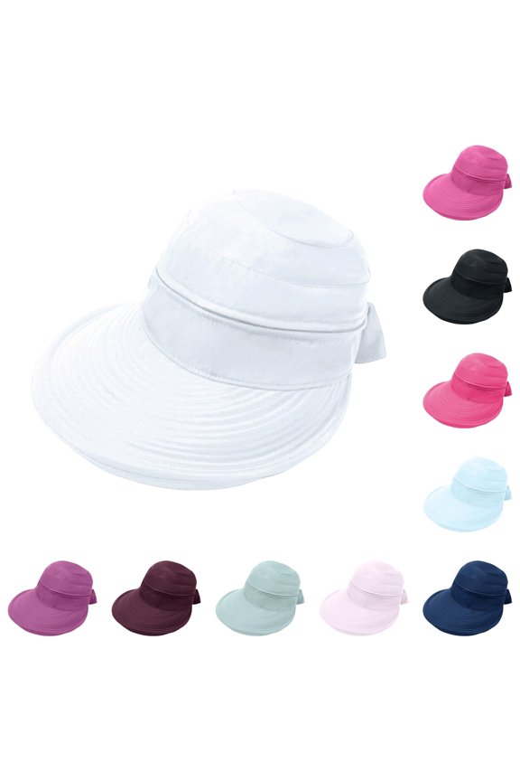 Sun Hat Lightweight Summer Detachable Zipper Design Two In Travel Visor Cap Hate Rolling