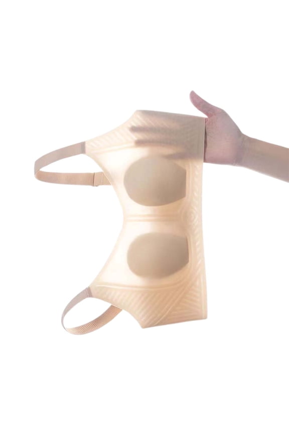 Thin Seamless Rabbit Ear Bra With Breathable Push Up Soft Support Minimizing For Large Summer Underwear Women Strapless Bras