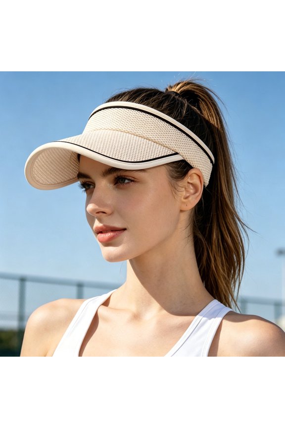 Unisex Outdoor Sun Hat With Hollow Top For Cycling Hiking Camping Lightweight Breathable Sun Visor Cap Gear Top Hat