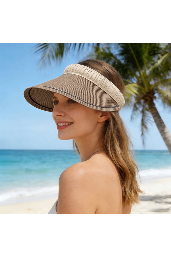 Wide Brim Sun Hat Boho Beach Hat For Outdoor Summer Sun With UPF And Breathable Design Fedora Hats Women
