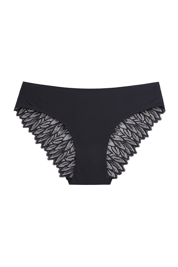 Women Bikini Lace Low Waist Seamless Underwear Panties Comfortable Briefs Panties Remote Control Panties