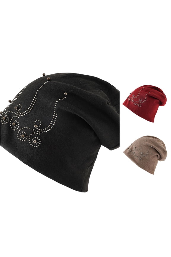 Womens Flannel Hat Winter Hats For Women Men Winter Hat Soft Slouchy Warm Hat Insulated Thermal Hat Winter Hats for Women with Ear