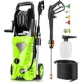 thumbnail image 1 of Huanherad 5000PSI Electric Pressure Washer 3.0GPM Power Washer with 33ft Hose Reel, 4 Tips, Foam Cannon, Best Pressure Washer for Cars, Home use, Green, 1 of 8
