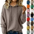 thumbnail image 1 of Huankd Cash_mere Sweaters for Women Round Neck Wool Long Sleeve Pullover Tops Warm Lightweight Winter 2025 Cozy Knitted Sweater Dark Gray L, 1 of 4