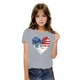thumbnail image 1 of Xdegoge Online 4Th of July Clothes for Boys Girls Kids American Flag Shirt Stars Strips Usa Tee Shirt Short Sleeve Summer Tops Raglan Crewneck Patriotic Shirts 7 Years Old Girl Gift, 1 of 6