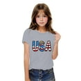 thumbnail image 1 of Xdegoge Plus Membership July 4Th 4Th of July Clothes for Boys Girls Kids Graphic American Flag Shirt Usa Patriotic Shirt Crewneck Summer Short Sleeve T Shirt 9 Years Old Girl Gift, 1 of 6