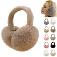 thumbnail image 1 of Huankd Ear Muffs Winter Women - Winter Ear Muffs for Women - Adjustable Fluffy Folding Earmuffs - Women's Earmuffs Coffee L, 1 of 9