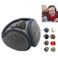 thumbnail image 1 of Huankd Ear Warmers, Winter Ear Muffs, Fluffy Foldable Behind the Head Ear Warmers Adjustable Foldable Covers for Cold Weather Dark Gray L, 1 of 9