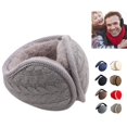 thumbnail image 1 of Huankd Ear Warmers, Winter Ear Muffs, Fluffy Foldable Behind the Head Ear Warmers Adjustable Foldable Covers for Cold Weather Gray L, 1 of 9