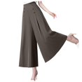 thumbnail image 1 of Huankd High Waisted Dress Pants for Women Plus Size Work Pants Business Casual Stretch Pull on Trousers Pants Slacks Coffee M, 1 of 6
