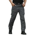Huankd Mens Cargo Pants 2024 Tactical Pants Baggy Outdoor Waterproof