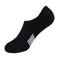 thumbnail image 1 of Huankd No Show Socks Mens Athletic Cushion Ankle Footies Low Cut Socks 5 Pairs Black, 1 of 3