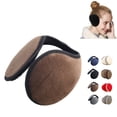 thumbnail image 1 of Huankd Winter Earmuffs Men and Women, Soft Warm EarMuffs Ear Warmer Foldable Adjustable Ear Muffs for Winter Women for Outdoor Brown L, 1 of 7