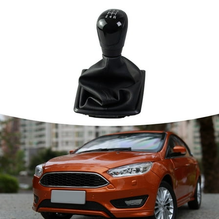 Huanke-1 x 5 speed Gear Shifter with Leather Dust Cover for Ford for Focus 2 for Fiesta