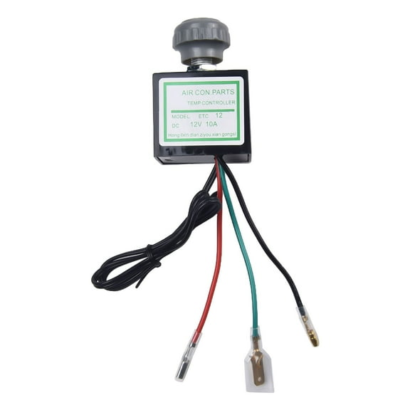 Huanke-12V 10A Car Air Conditioner Electronic Thermostat Switch Temperature Control Aut