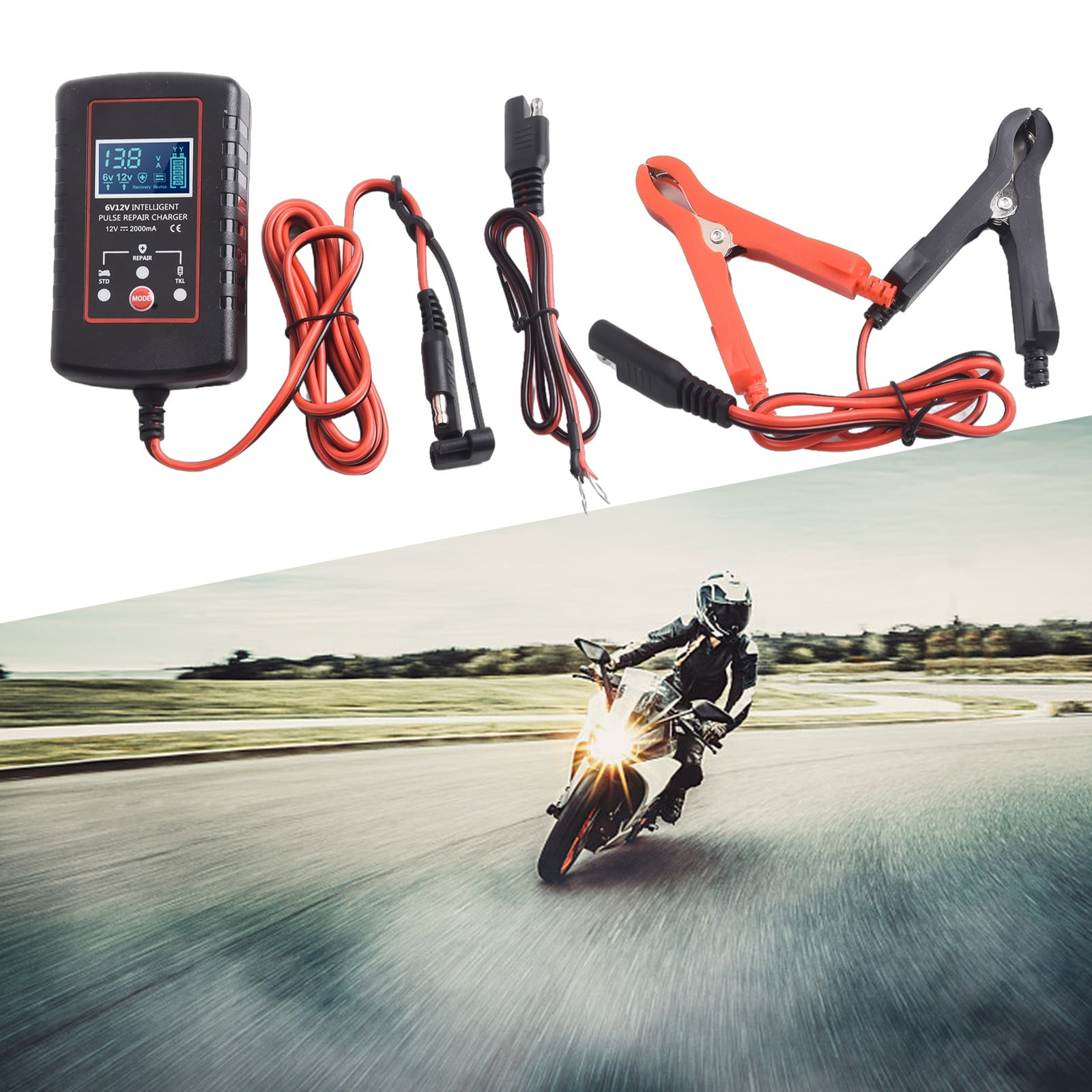 Interesting Portable Motorcycle Battery Charger Pictures