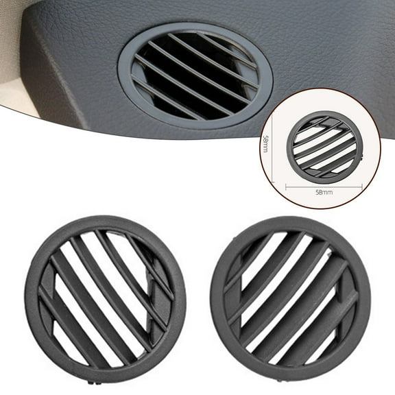 Huanke-2 pcs Black Dash Air Ac Vent for Mercedes X204 GLK350 GLK280 GLK250 2010-2015