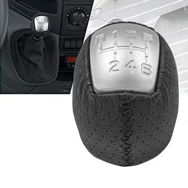 Iveco Daily Gear Knob (2006+) - Black, 5 & 6 Speed Shift Lever With Double Cap - P100