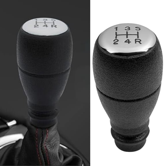 Huanke-5 Speed Gear Shift Knob Black for Berlingo for Partner 1996-2008 ABS