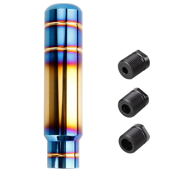 Huanke-Aluminum Alloy Automatic Manual Car Gear Shift Knob Shifter Lever