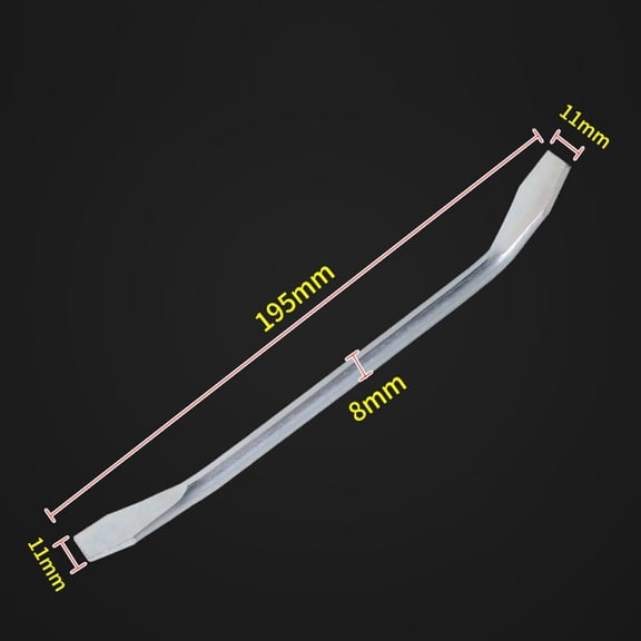 Huanke-Brake Regulator Removal Small Steel Pry Bar Flat Tip Garage Workshop Tool