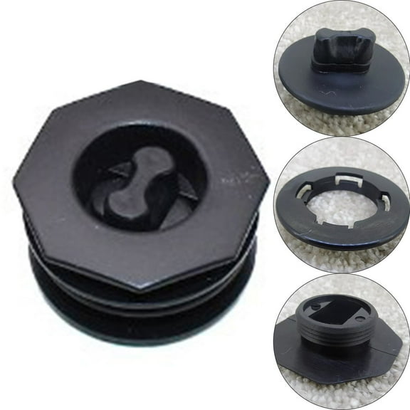 Huanke-CAR FLOOR MAT & CARPET FIXING CLAMPS 4 PIECE SET to protect your car black new