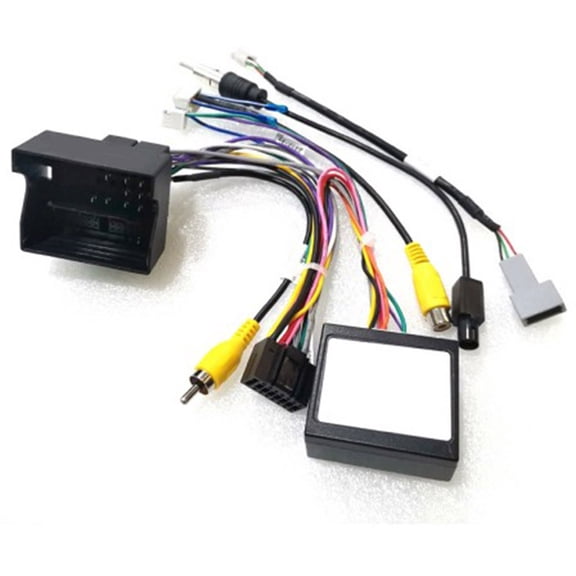 Huanke-Car Radio Audio 16 PIN An Power Harness Adapter + Canbus Box For 3008 For C3