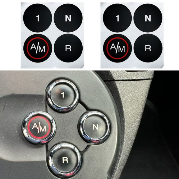 Huanke-For FIAT 500 MTA GEARBOX WORN PEELING BUTTON REPAIR DECALS STICKERS