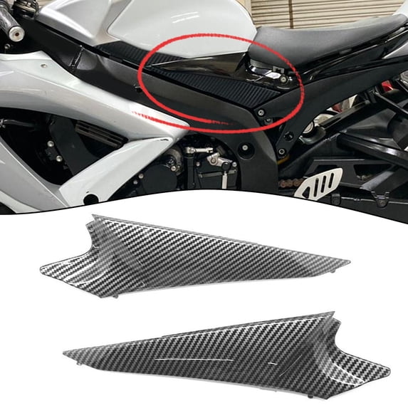 Huanke-For SUZUKI GSX-R 2008 High Quality Gas Tank Side Trim Cover Fairing Carbon Fiber