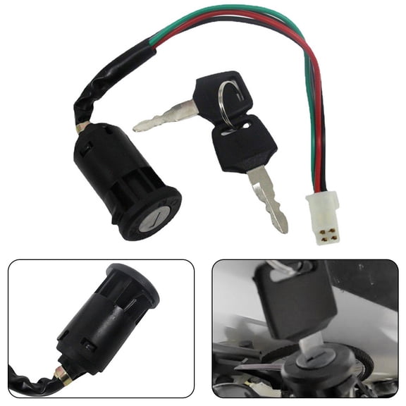 Huanke-Ignition Key Barrel Switch For Quad Dirt Bike ATV 50cc/110cc/150cc/250CC Part