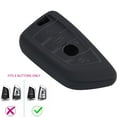 thumbnail image 1 of Huanke-Matte Black Car Key Fob Cover Case Protector For BMW 4 Buttons for G20 G30 G01 G05, 1 of 12